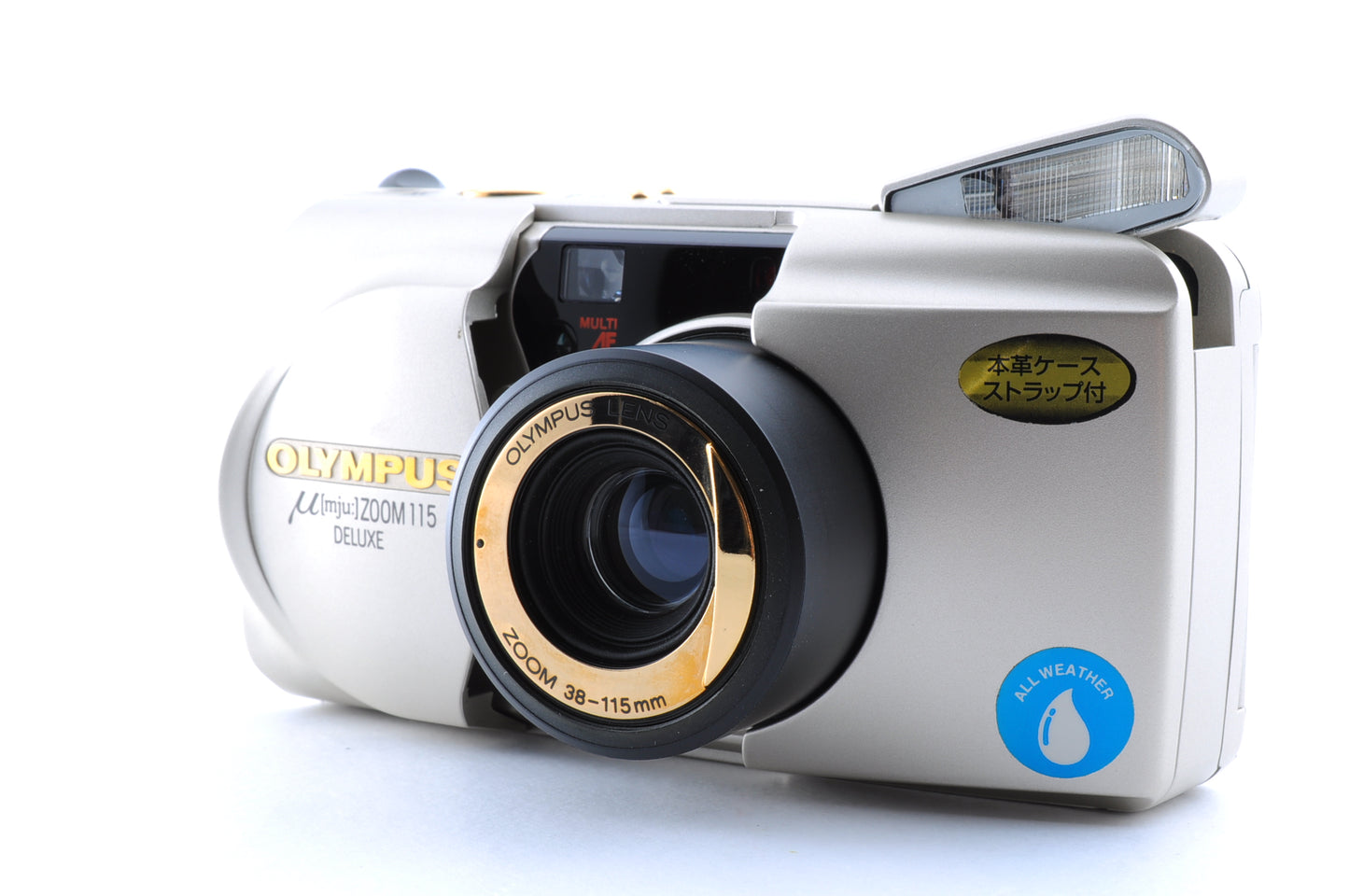 Olympus mju 115 Deluxe 35mm Point & Shoot Film Camera – Zoom Lens, MINT