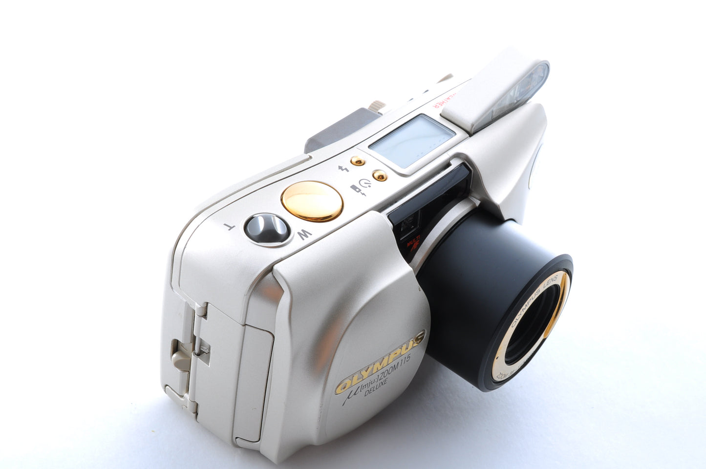 Olympus mju 115 Deluxe 35mm Point & Shoot Film Camera – Zoom Lens, MINT