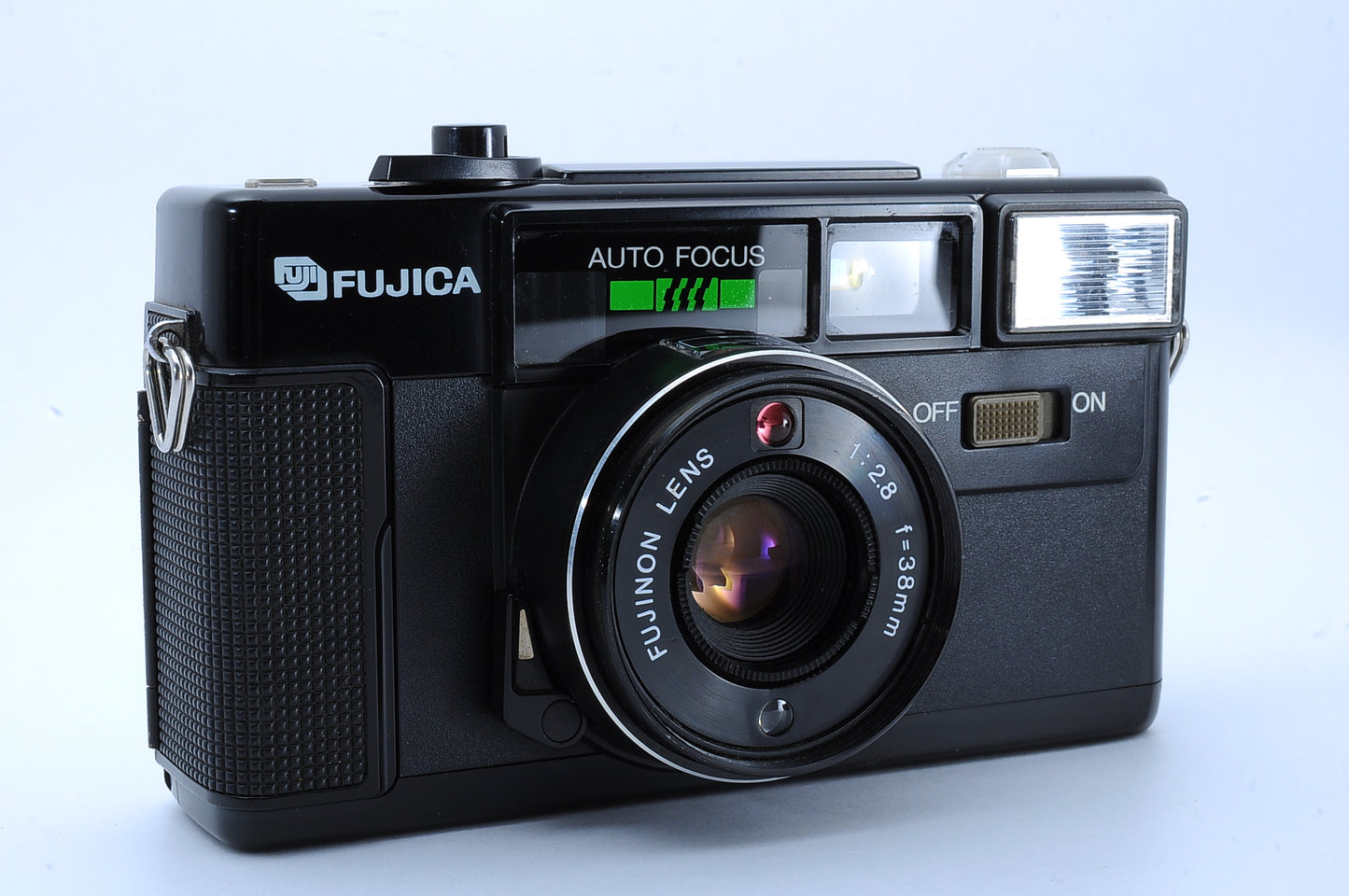 [NEAR MINT]  Fujica Auto-7 35mm Point & Shoot Film Camera 38mm F/2.8 From Japan