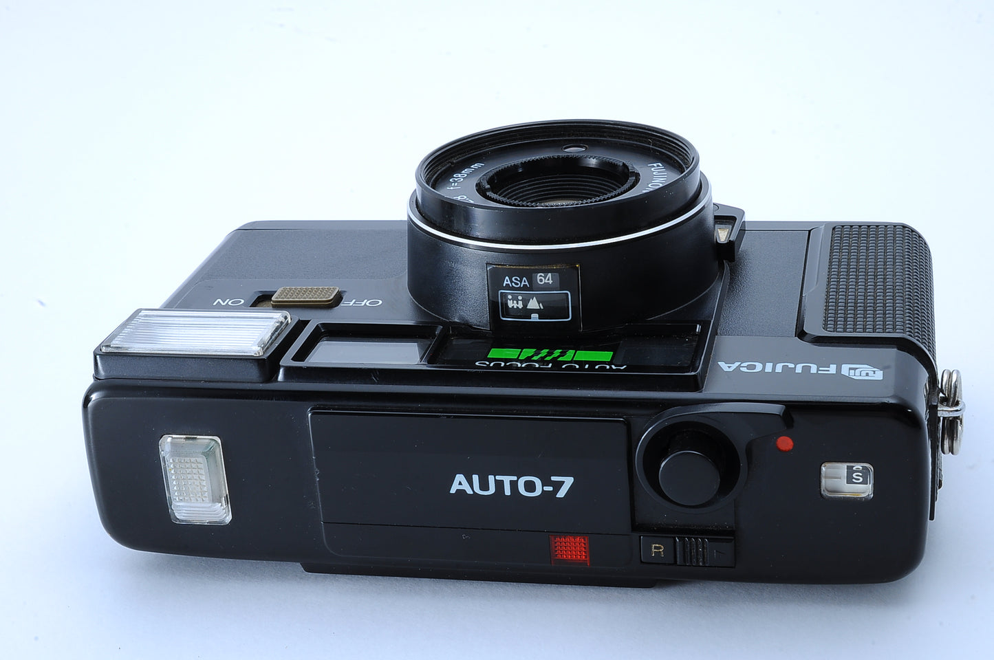 [NEAR MINT]  Fujica Auto-7 35mm Point & Shoot Film Camera 38mm F/2.8 From Japan