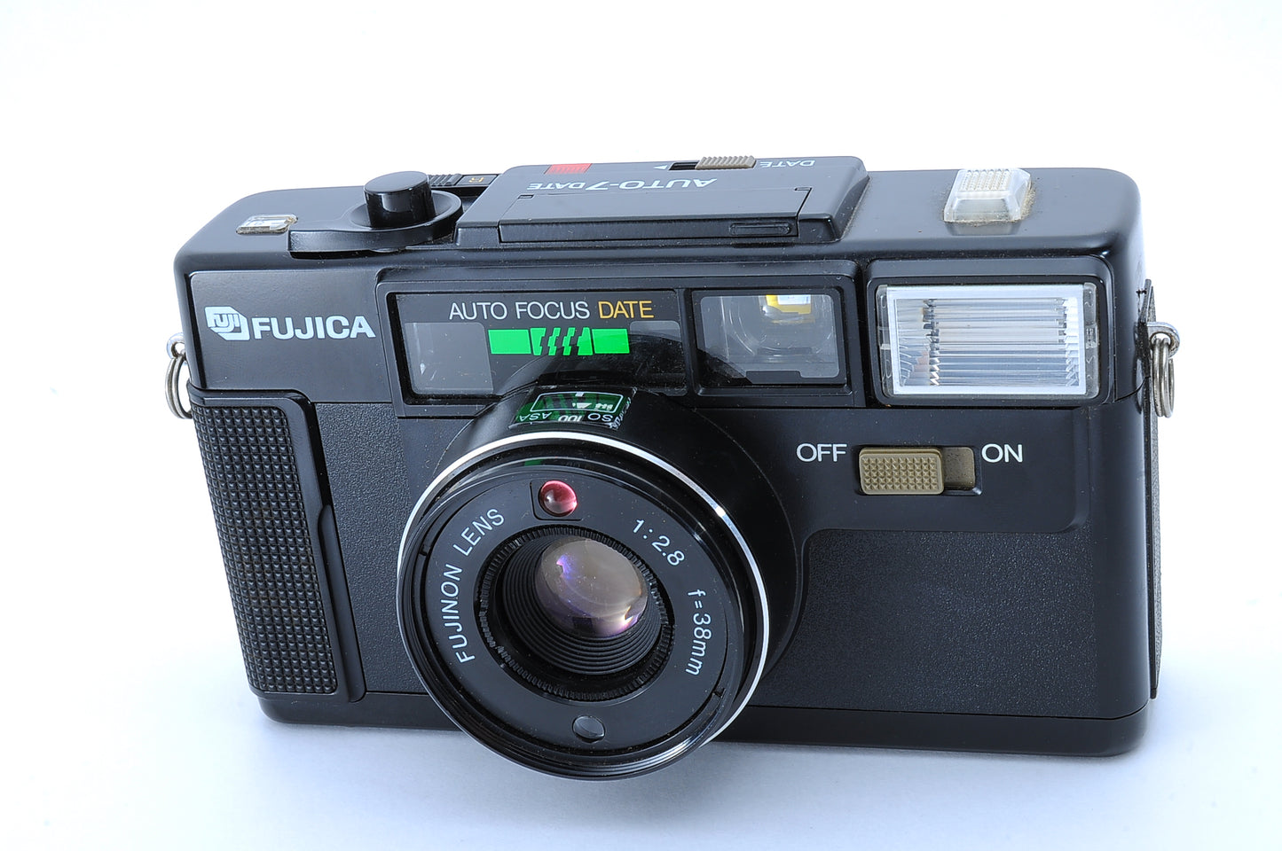 Allworks Fujifilm Fujica Auto-7 Date 35mm Point & Shoot Camera JAPAN [NEAR MINT]