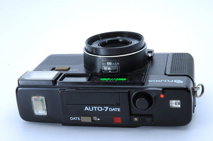 Allworks Fujifilm Fujica Auto-7 Date 35mm Point & Shoot Camera JAPAN [NEAR MINT]