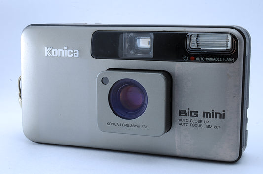 Tested [Exc+5] Konica Big Mini BM-201 Point & Shoot 35mm Film Camera from JAPAN